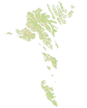 Faroe Islands height map