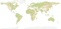 Giant World Map height map